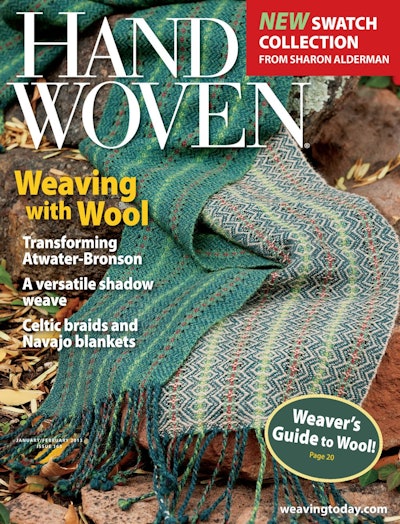 Cover of Handwoven Jan/Feb 2013
