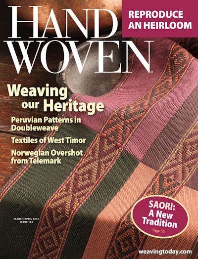 Cover of Handwoven Mar/Apr 2013