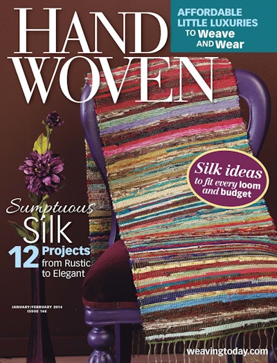 Cover of Handwoven Jan/Feb 2014