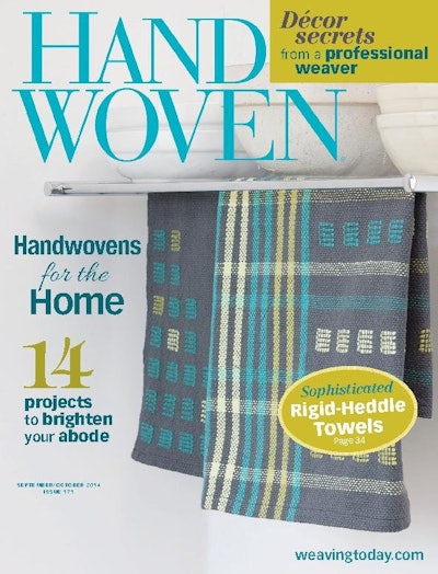 Cover of Handwoven September/October 2014