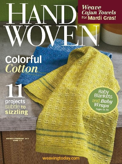 Cover of Handwoven January/February 2015