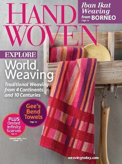 Cover of Handwoven March - April 2016