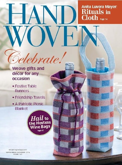 Cover of Handwoven September - October 2016