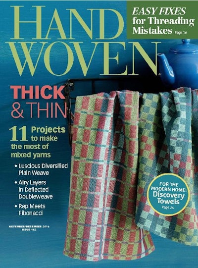 Cover of Handwoven November - December 2016
