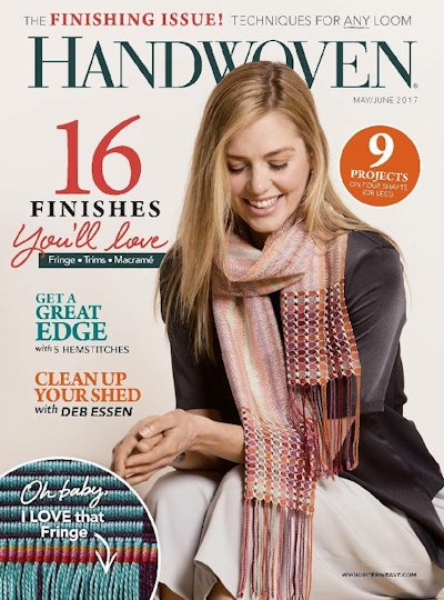 Cover of Handwoven May/June 2017