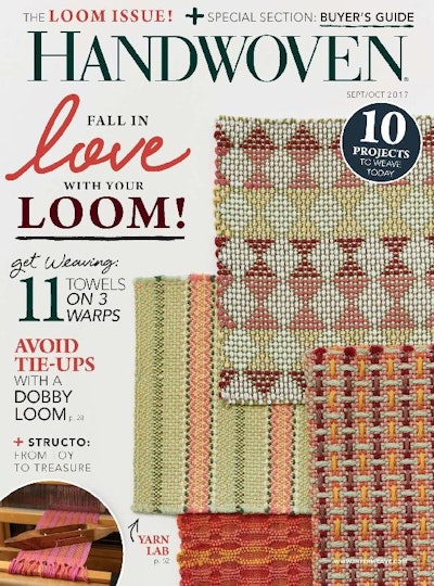 Cover of Handwoven September/October 2017