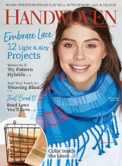 Cover of Handwoven November - December 2018