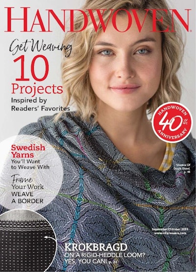 Cover of Handwoven September/October 2019
