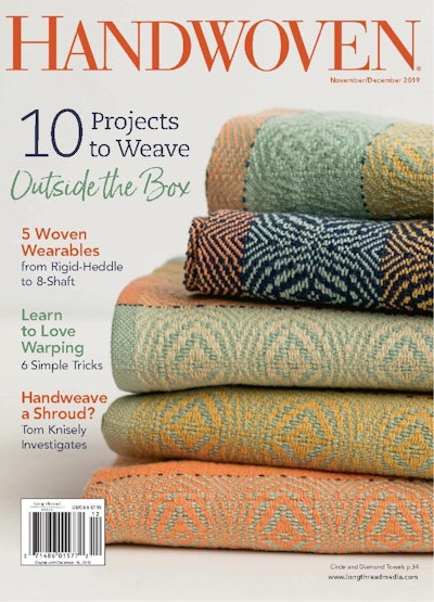 Cover of Handwoven November/December 2019