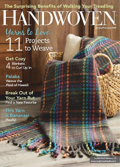 Cover of Handwoven January/February 2020