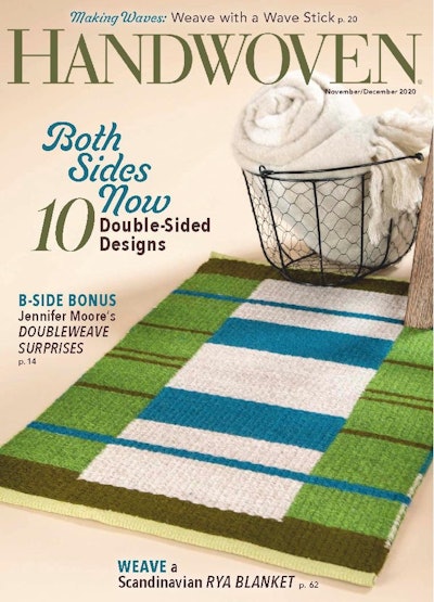 Cover of Handwoven November/December 2020
