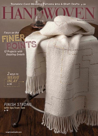 Cover of Handwoven September/October 2021