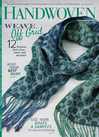 Cover of Handwoven November/December 2021