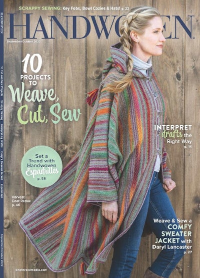 Cover of Handwoven September/October 2022