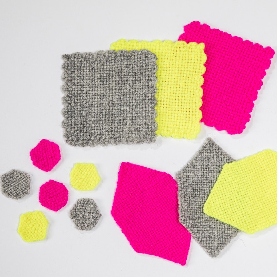 Brown Sheep DK Neons on Small Looms Image