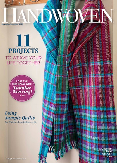 Cover of Handwoven Nov/Dec 2023