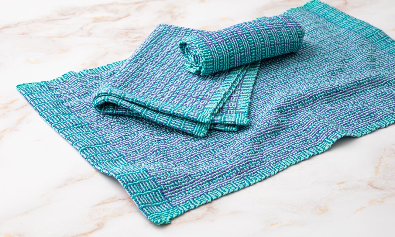 Shadow Weave Incognito Towel by Barbara Goudsmit. Photo by Matt Graves