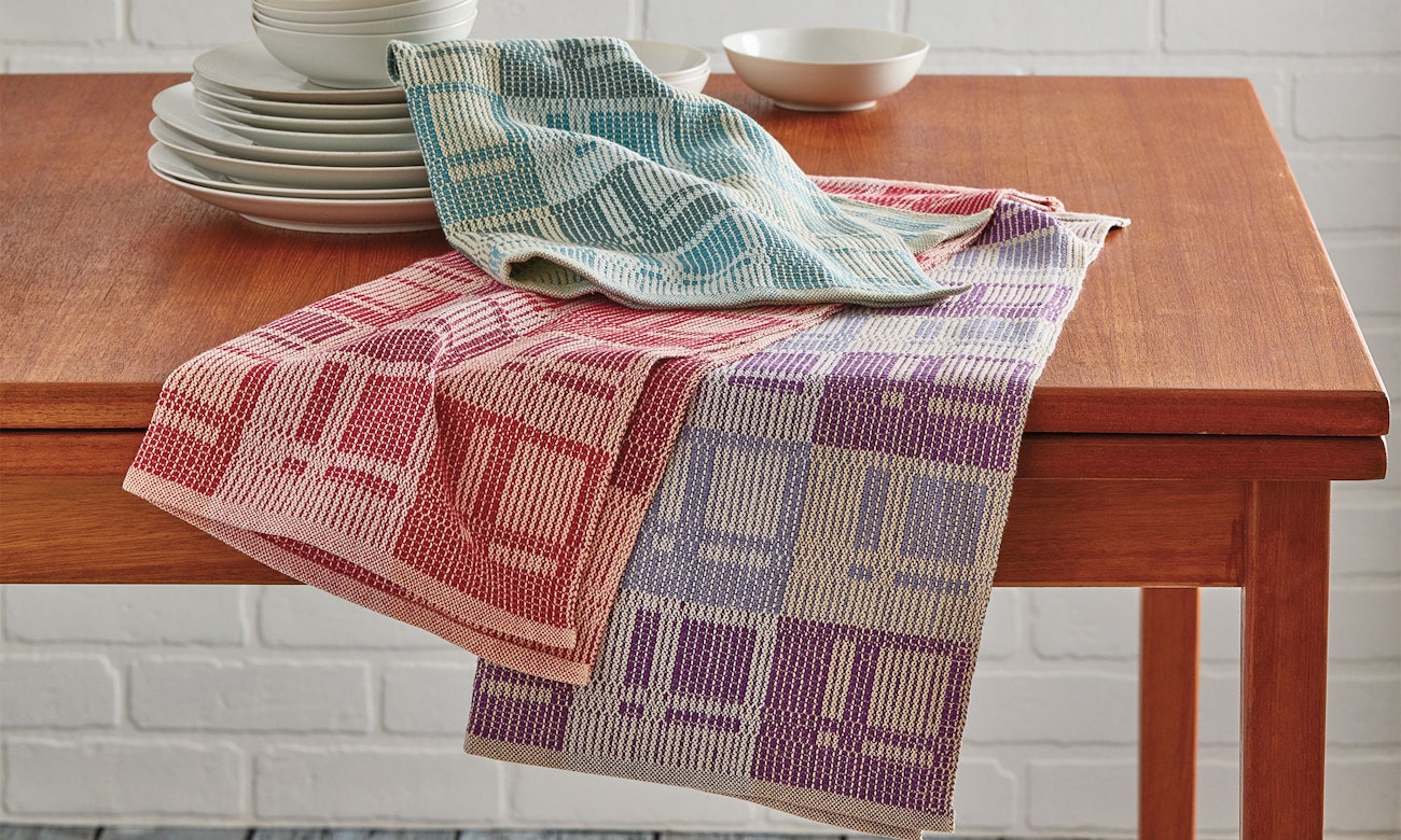 Towels in a Modern Arrangement by Linda Gettmann. Photo by George Boe