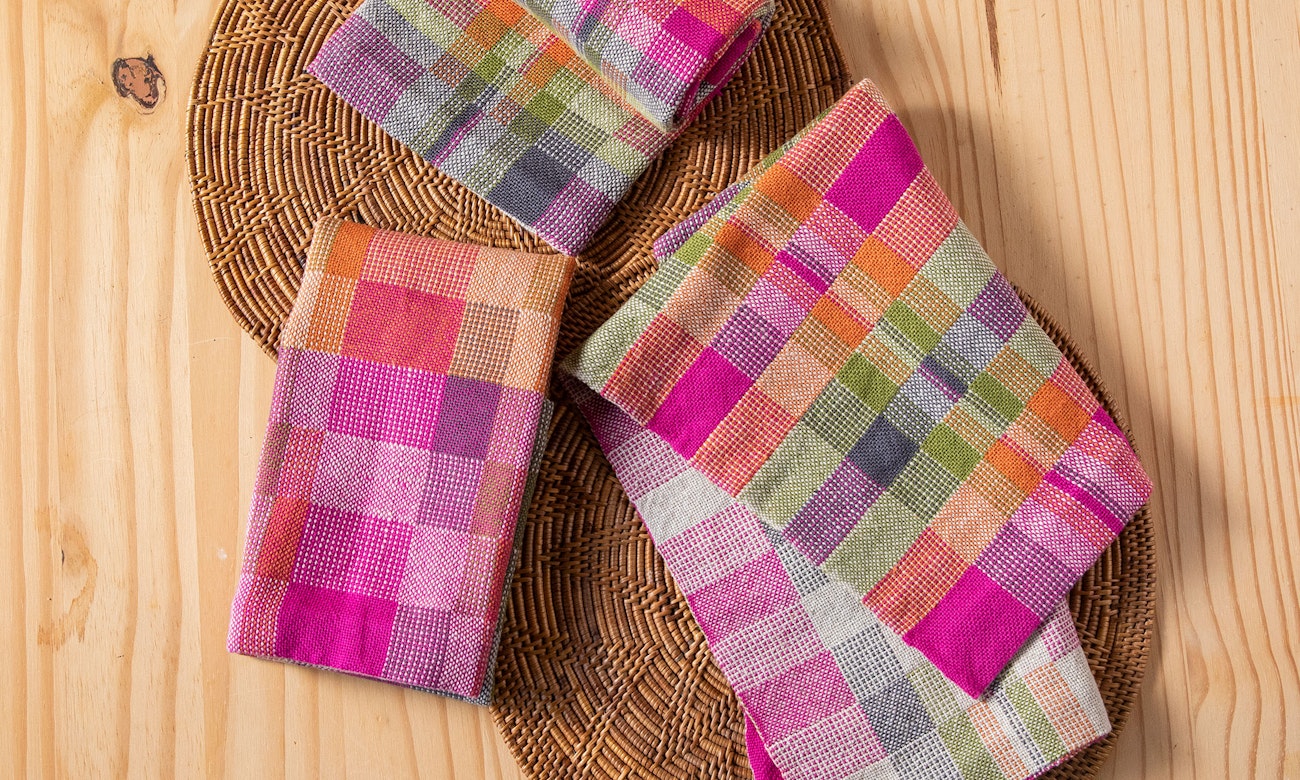 Quilter’s Block Fingertip Towels by Jill Staubitz. Photo by Matt Graves