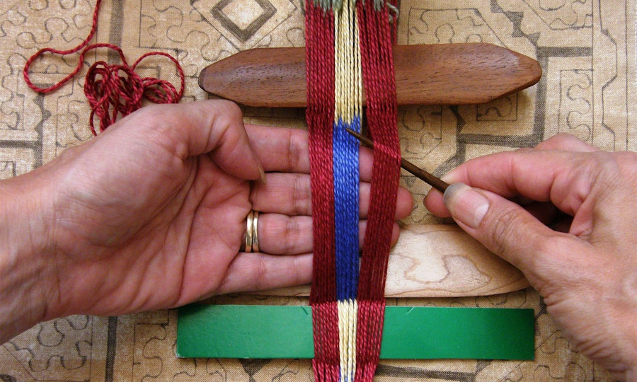 Pick-Up Bands Two Ways: Try Inkle and Backstrap Woven Bands Image