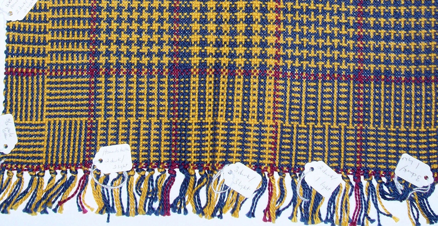 Deb Essen's color-and-weave sampler scarf