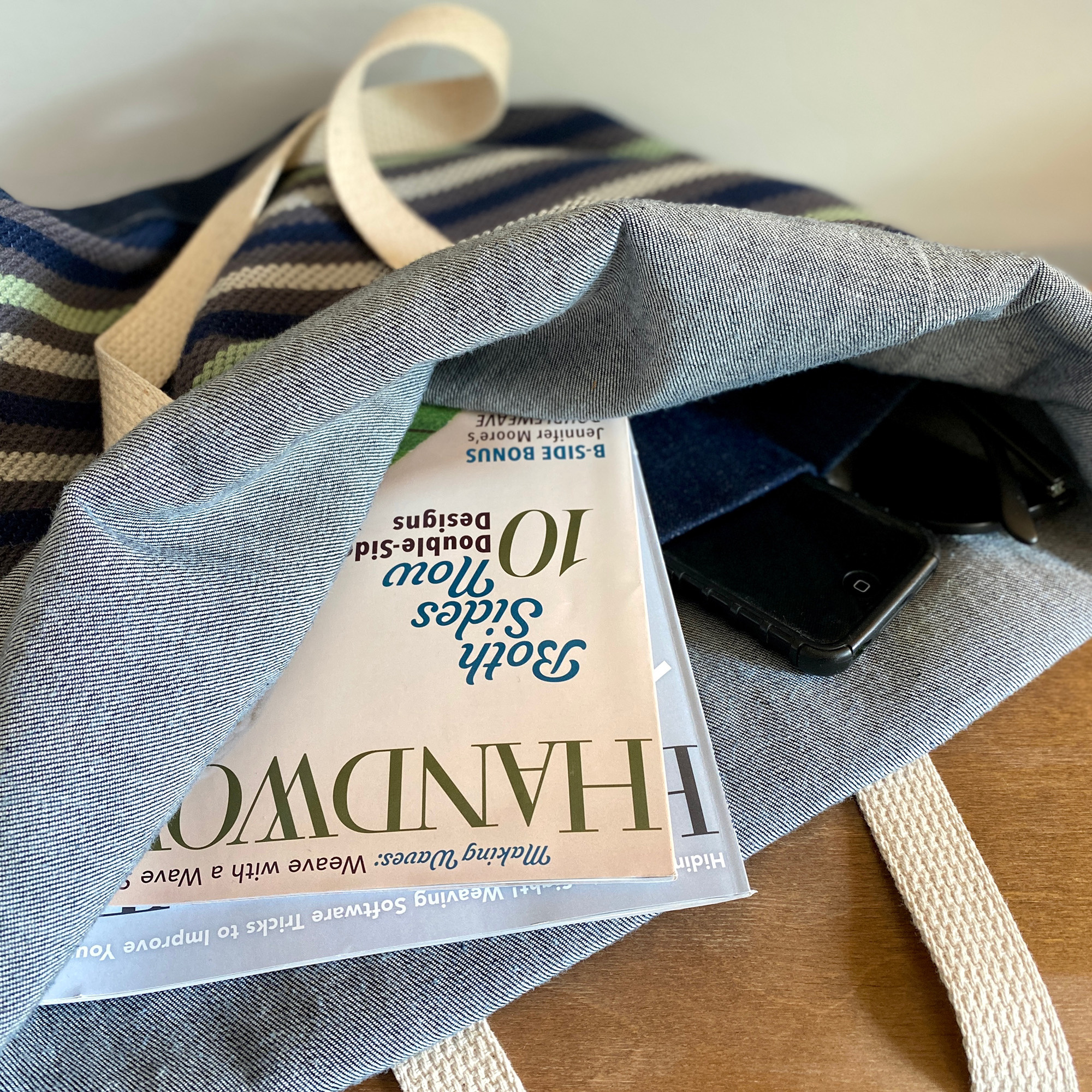 Turning a Treasured Towel into a Functional Tote | Handwoven