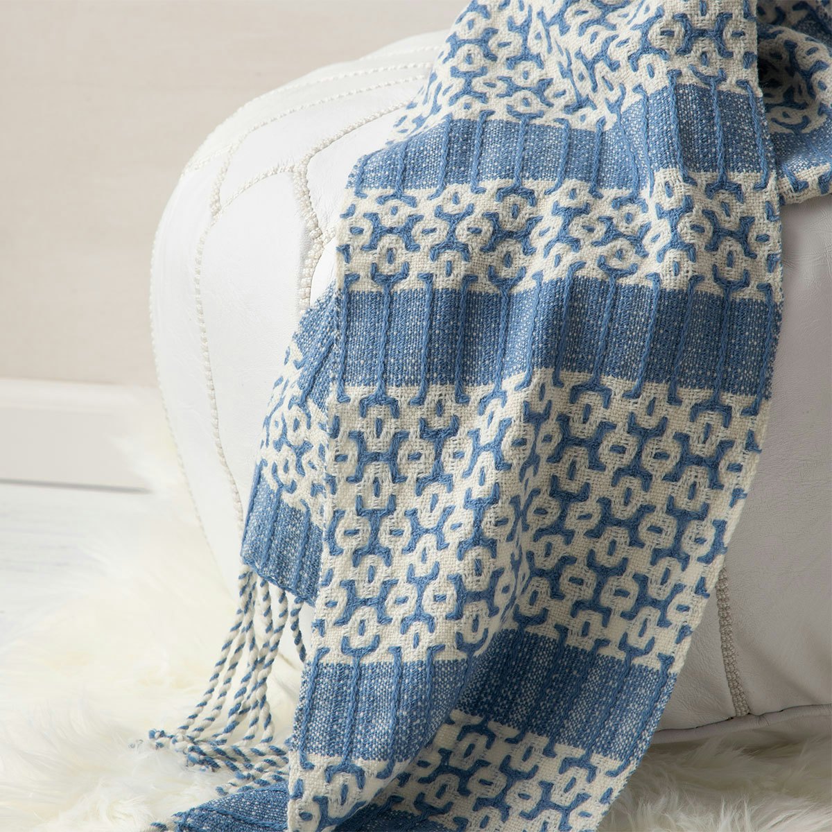 Merriel Miller‘s O‘ So Beautiful Scarf for 8-shaft looms.