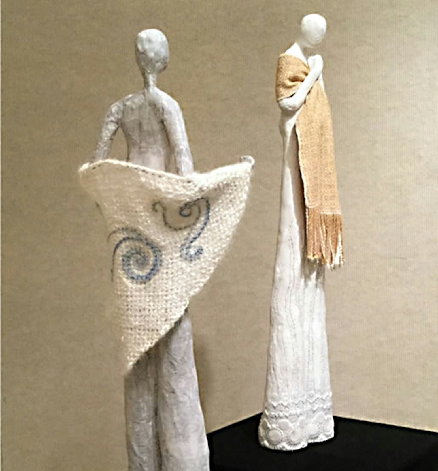 “Fill Your Sails” and “Steadfast,” in collaboration with sculptor Heidi Walter.