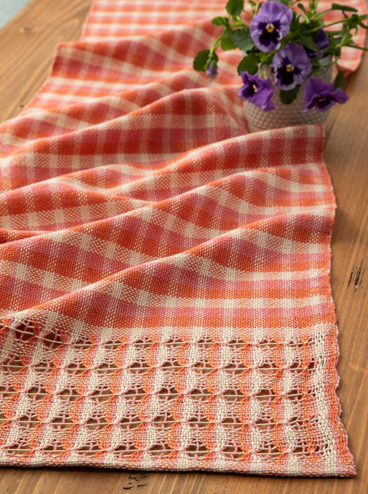 Wild Rose Runner Pattern PDF + WIF Image