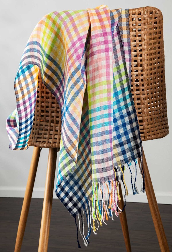 Véronique’s Lighter Than Air Shawl design from the Spring 2025 issue.
