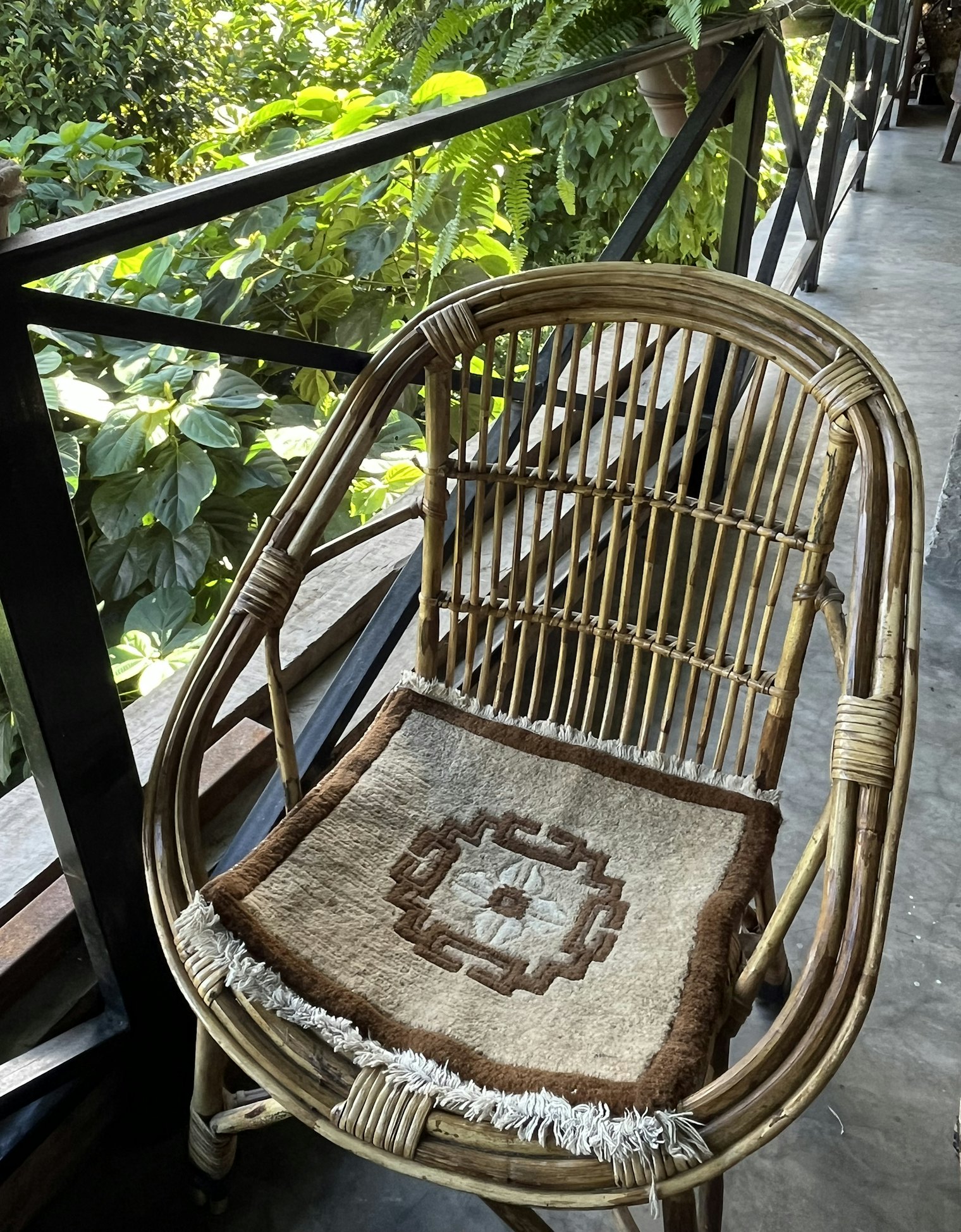 Galaicha seating pads are used in local guesthouses and restaurants, and are offered for sale to tourists.