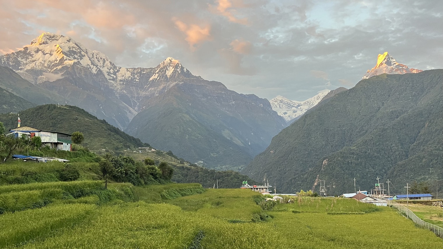The Annapurna Range is a majestic background for Ghandruk.