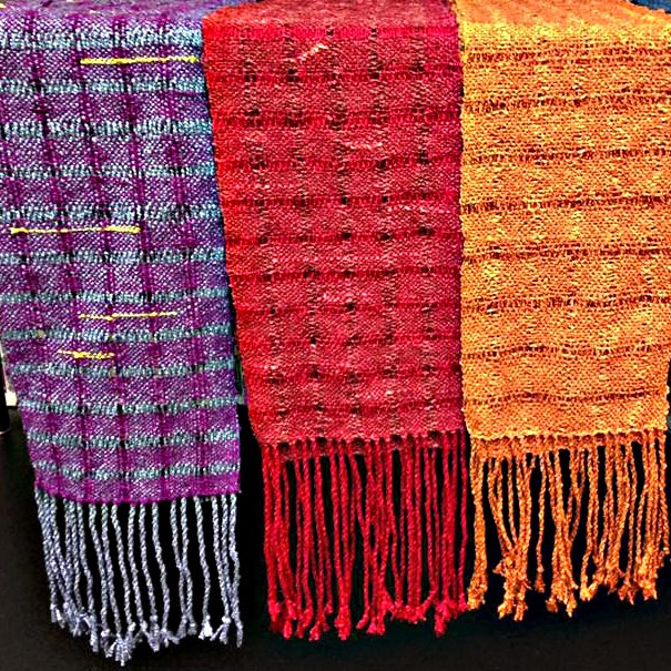 Multi-Shaft 101: Weave a Scarf in a Day!, with Angela K. Schneider.