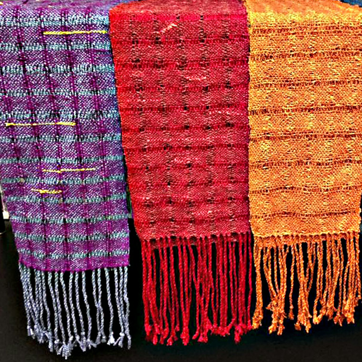 Multi-Shaft 101: Weave a Scarf in a Day!, with Angela K. Schneider.