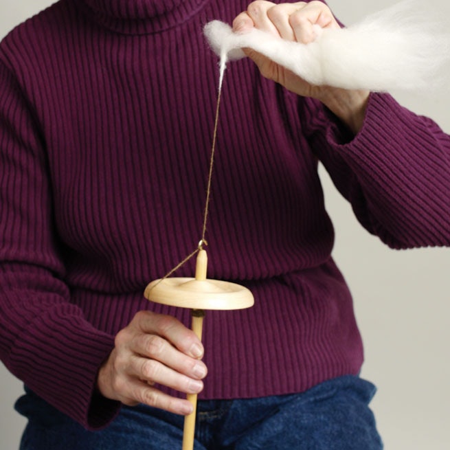 Spinning 101: Learn to Use a Spindle, with Stephanie Flynn.