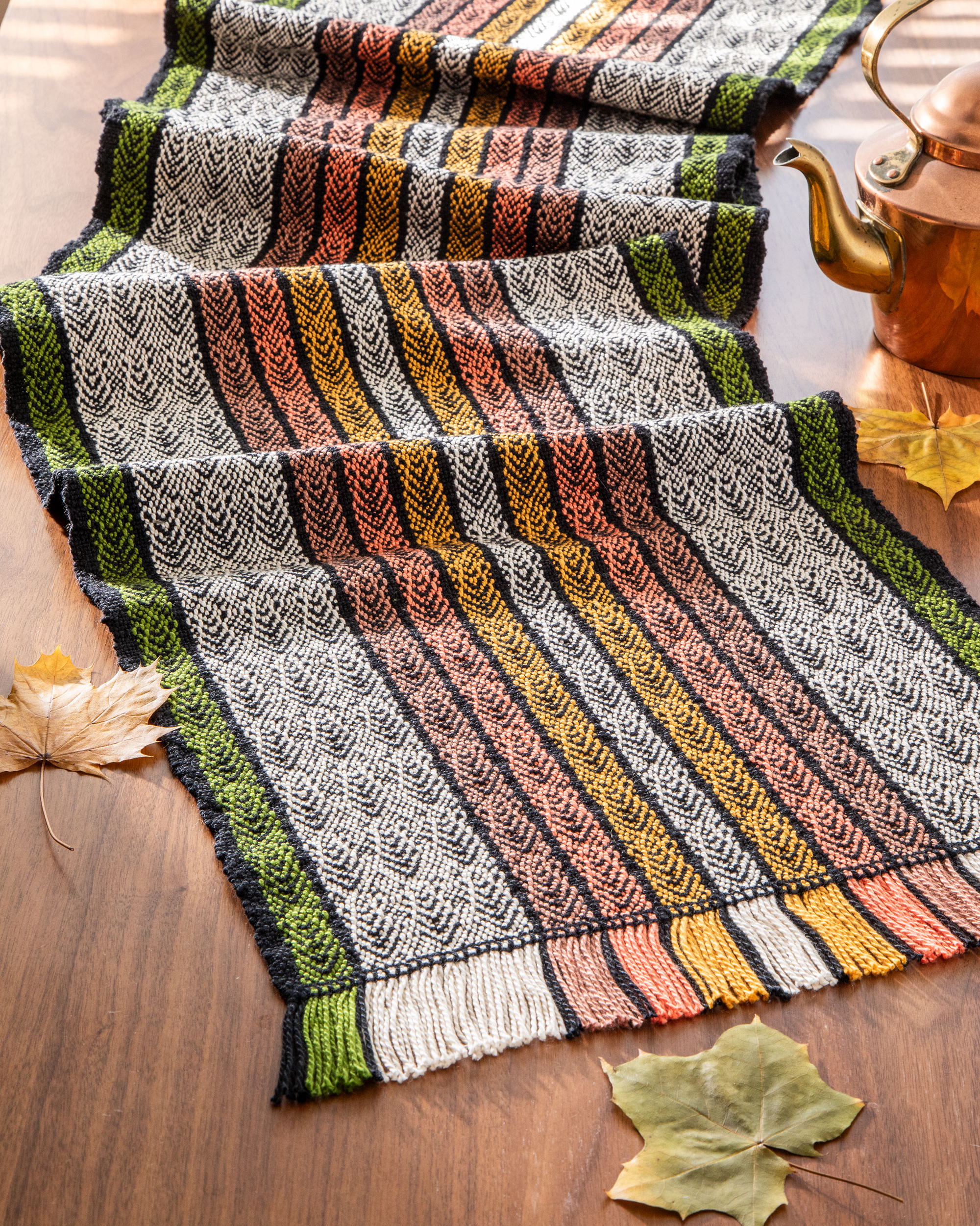 Falling Leaves Runner | Project PDF + WIF Image