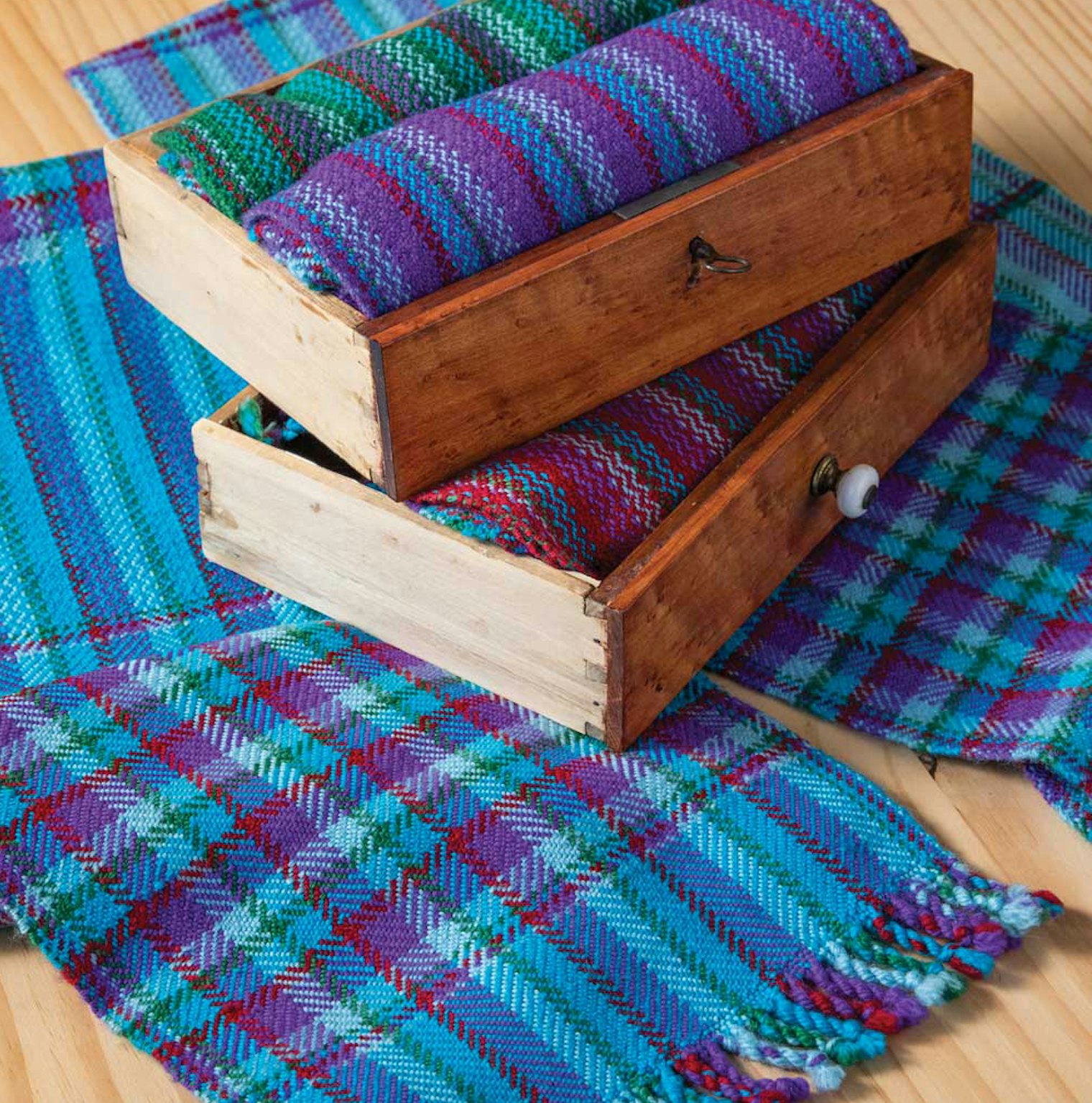 Gwen Anderson’s Cousins’ Plaid Scarves, from November/December 2023.