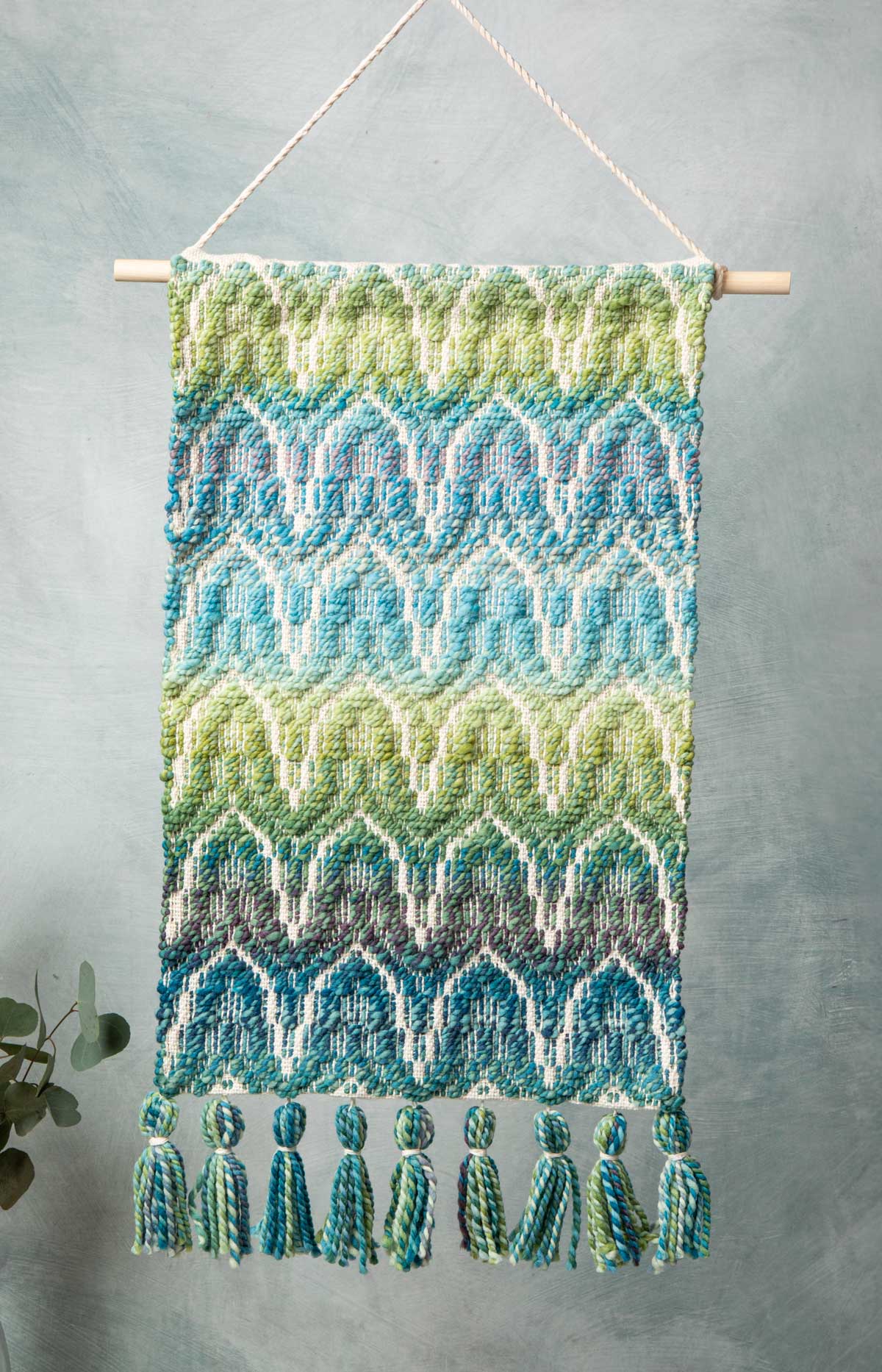 Misty Mountains Wall Hanging | Project PDF + WIF + Lift Plan Image