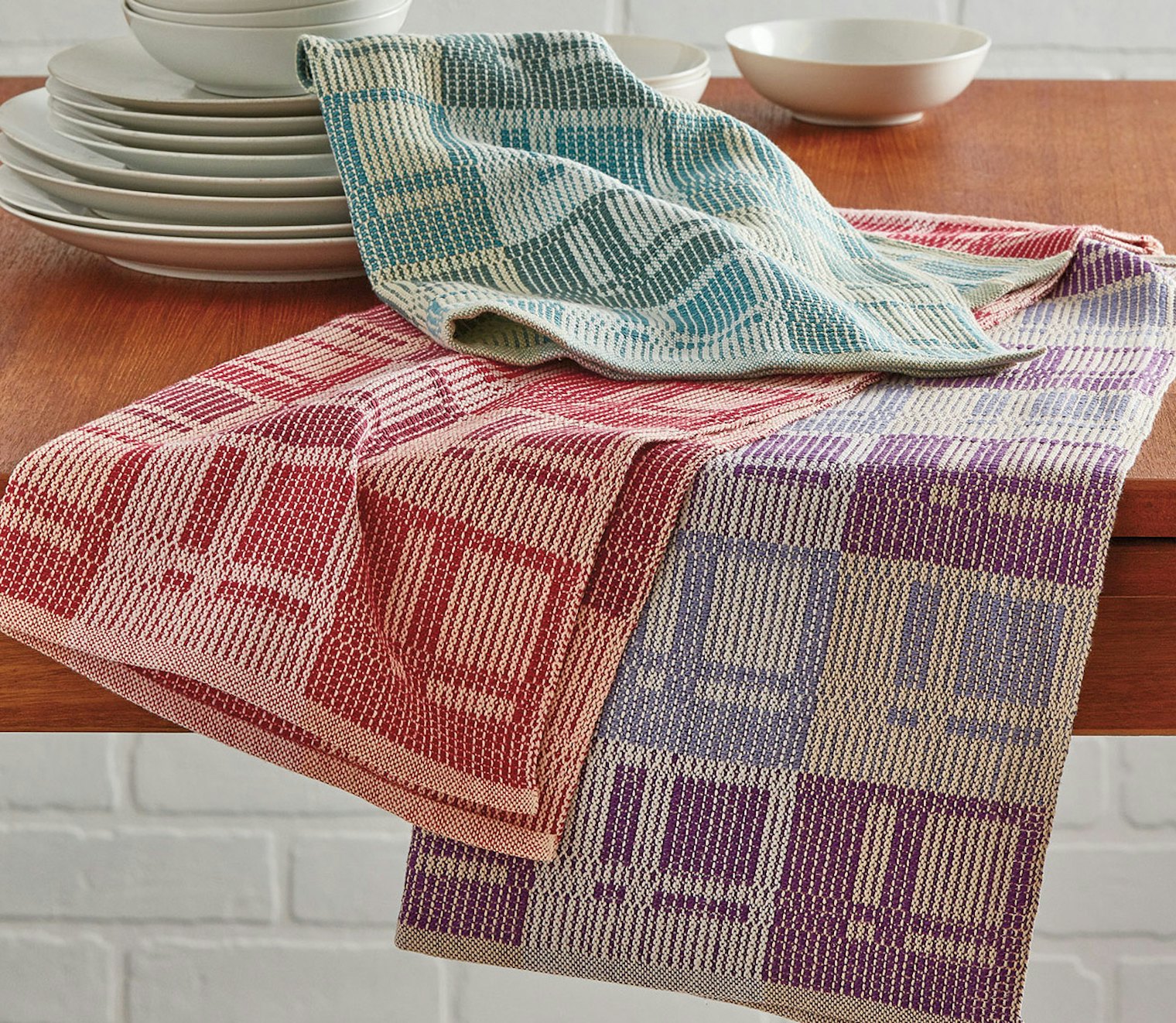 Towels in a Modern Arrangement by Linda Gettmann. Photo by George Boe