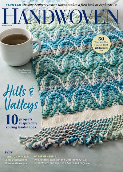Cover of Handwoven Winter 2025