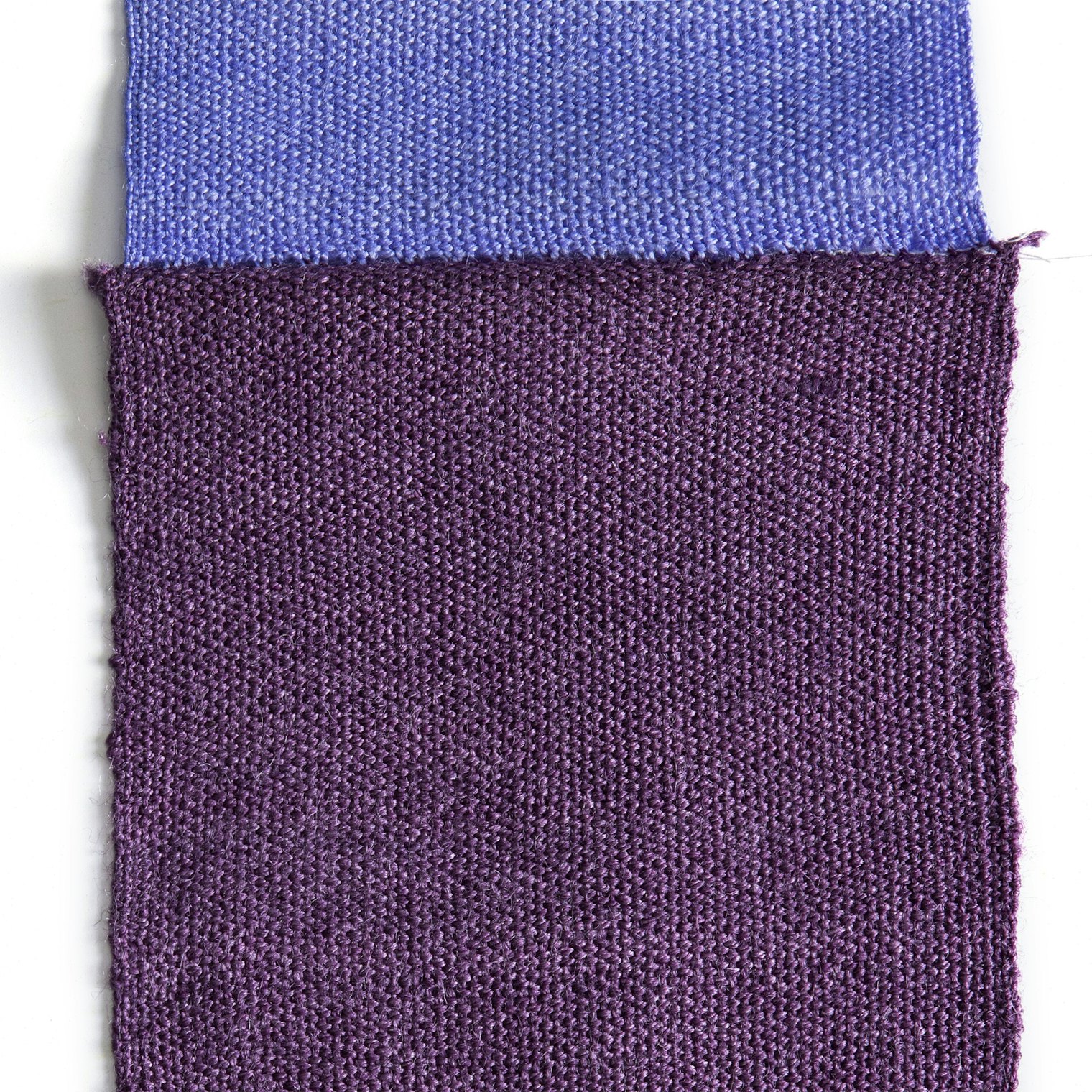 Sample 6: Zephira, plain-weave layers in deflected doubleweave.