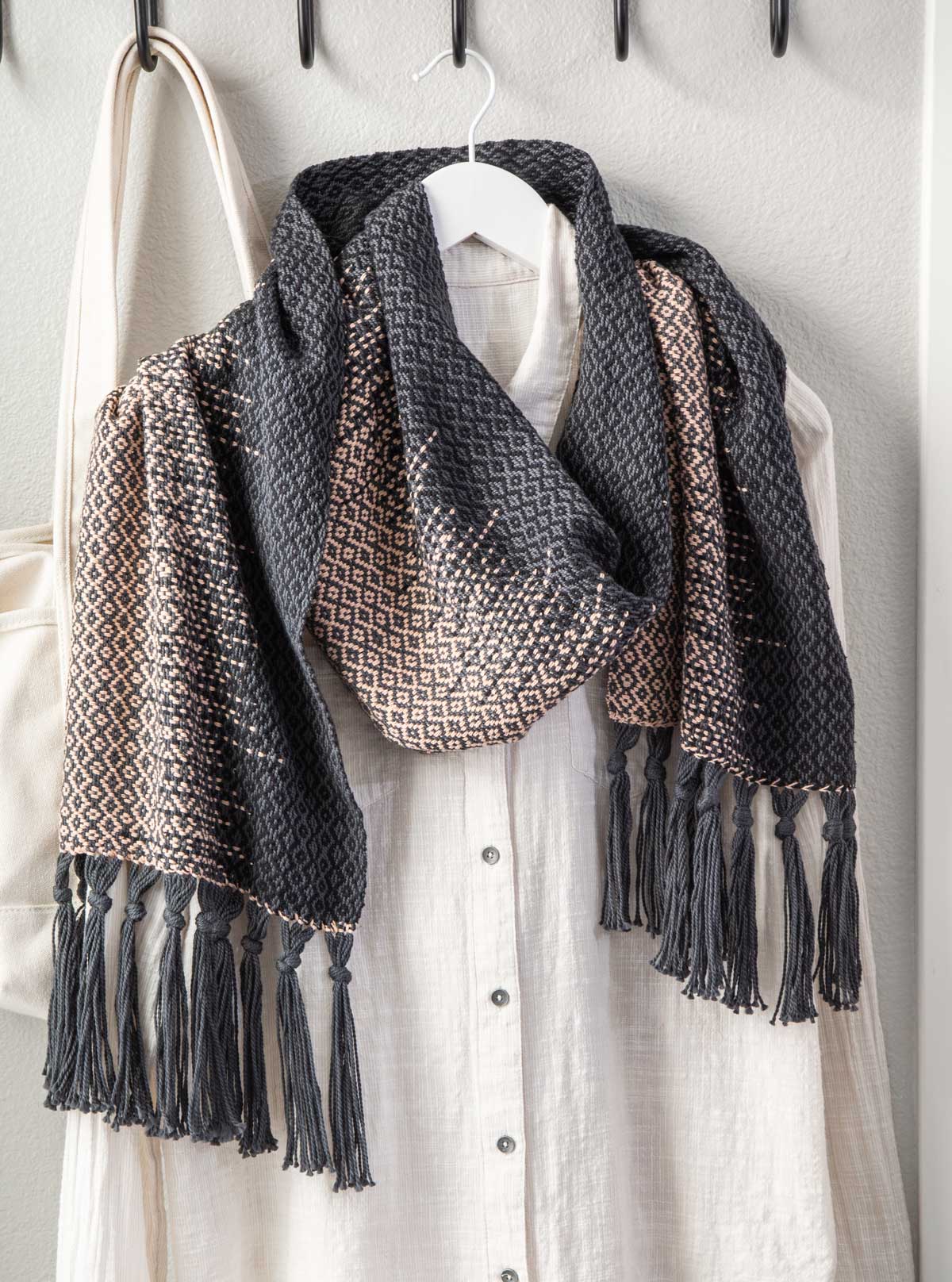 Midnight Reflection Scarf | Project PDF + WIF Image