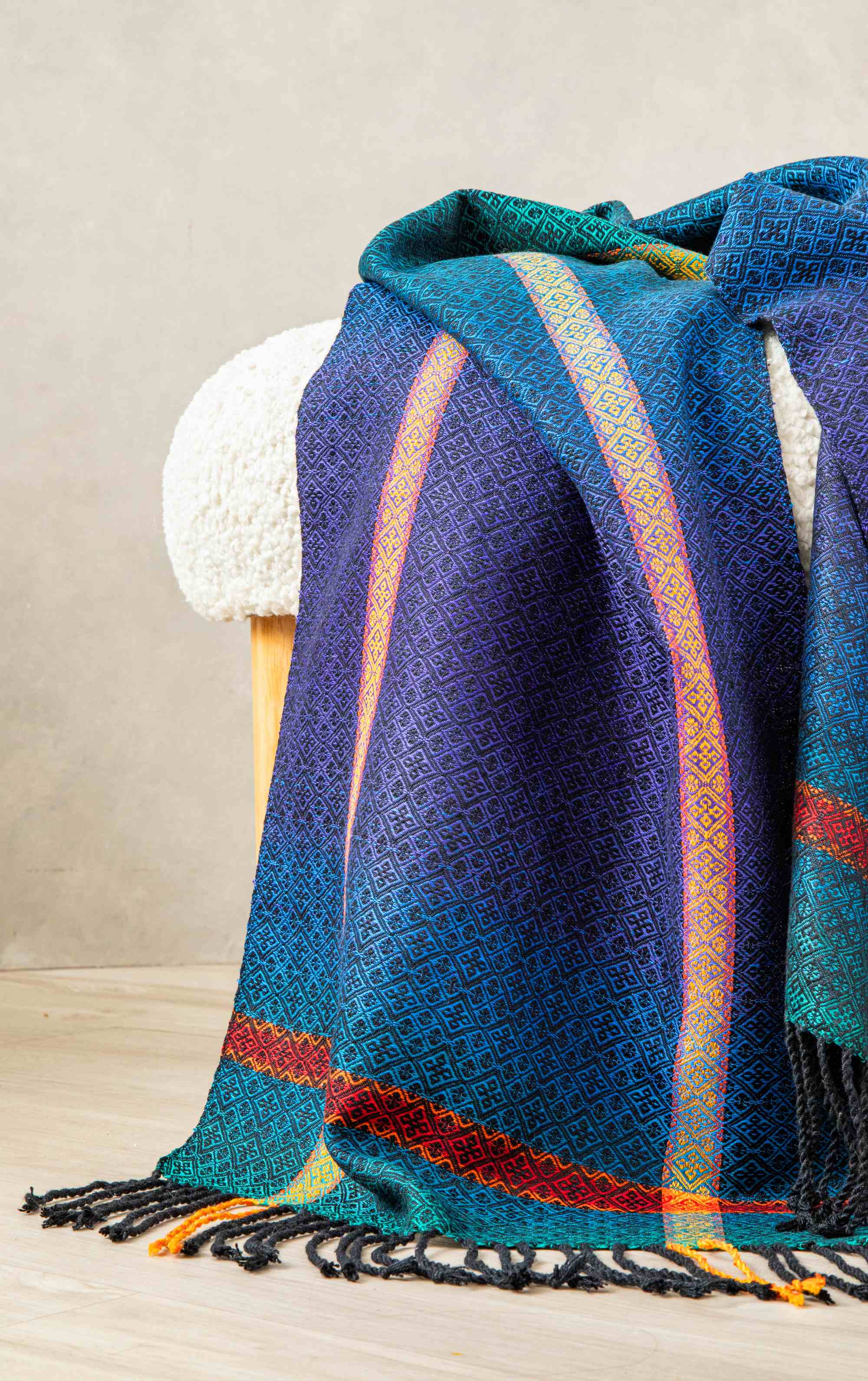 Fire Over Water Shawl | Project PDF + WIF + LP Image
