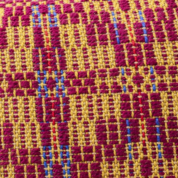 Burgundy pillow