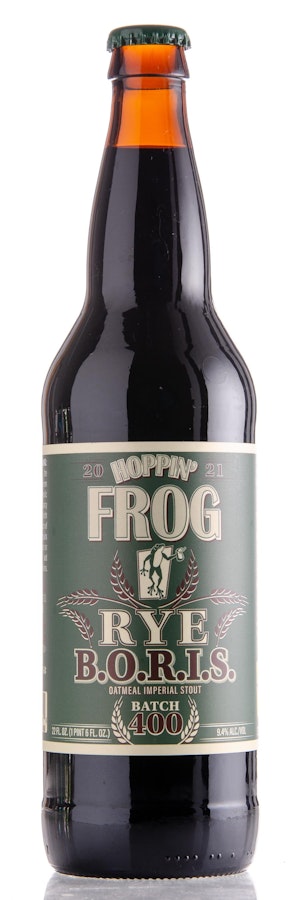 Hoppin' Frog Brewing Rye B.O.R.I.S. The Crusher - Batch # 400 Image