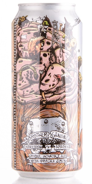 Burial Beer Co A Rather Genuine Expression of Apathy Double India Pale Ale with Peach & Lemon Image