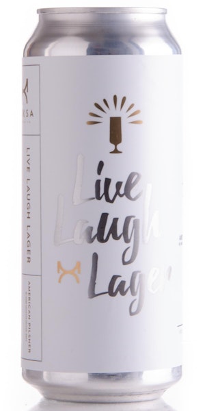 Moksa Brewing Live, Laugh, Lager Image