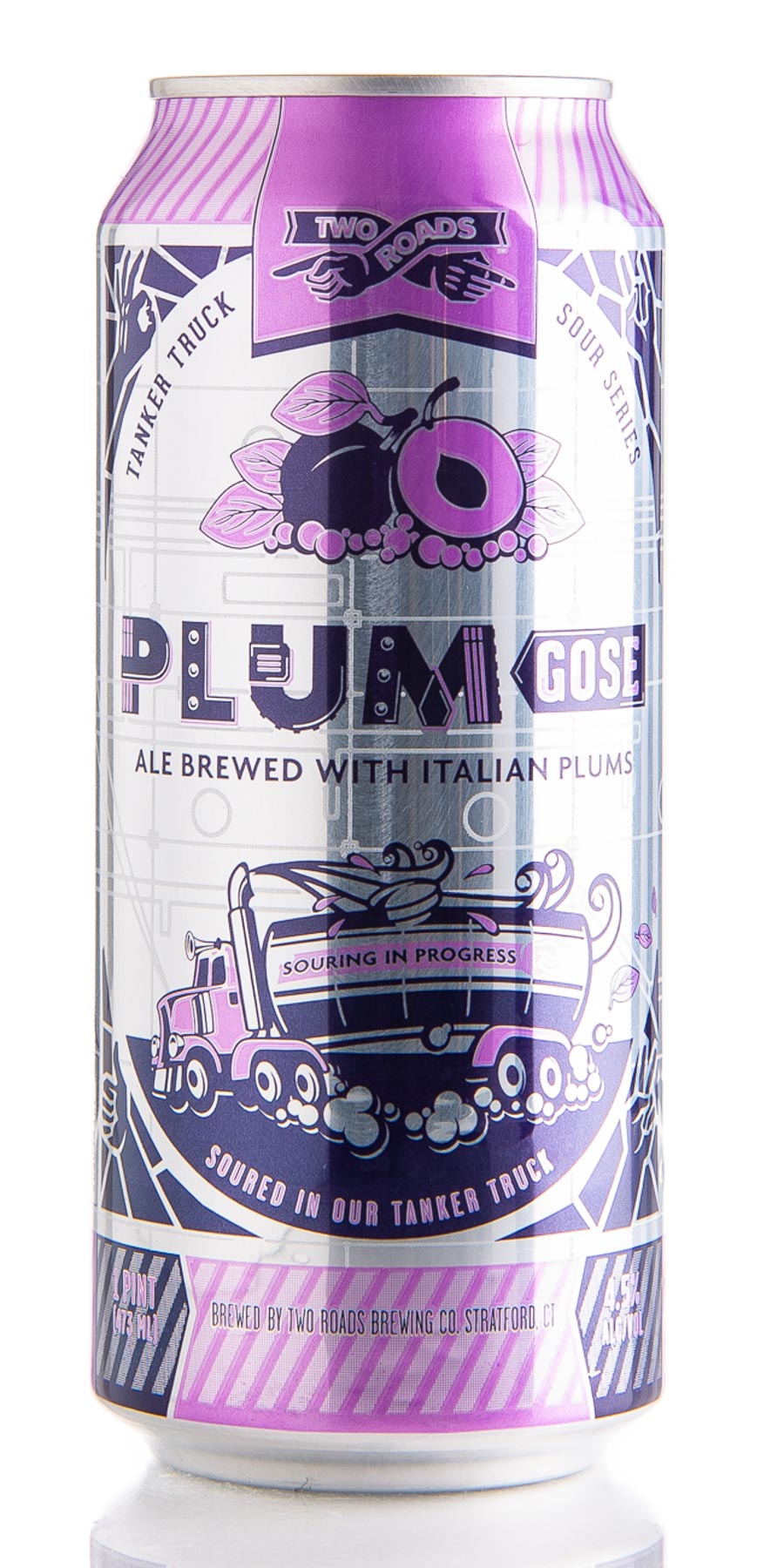 Review: Tanker Truck Plum Gose | Two Roads Brewing Co. | Craft