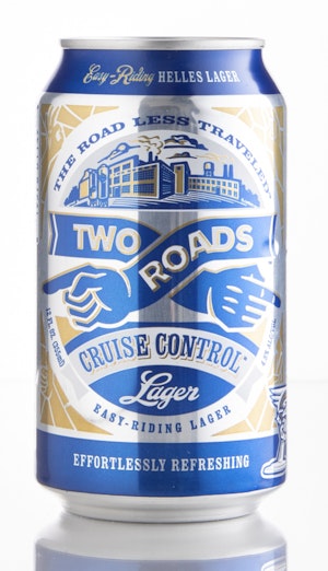 Two Roads Brewing Co. Cruise Control Helles Lager (2019) Image