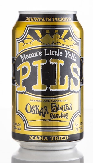Oskar Blues Mama's Little Yella Pils (2019) Image